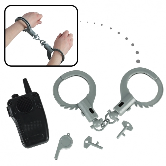 Costume de carnaval d'enfant policier 3-8 ans