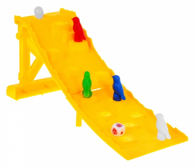 Jeu de société "Œuf tombant" pour enfants 3+ Course d'oiseaux + 4 pions + dés + figurine œuf