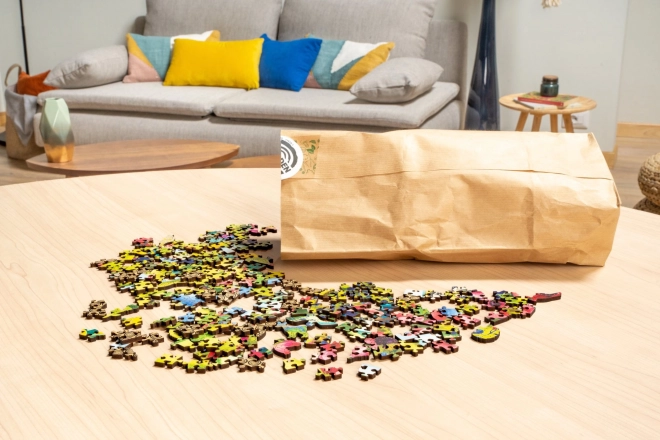 Puzzle en bois forêt magique 500 pièces
