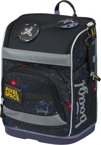 Ensemble scolaire BAAGL : Zippy Plus Pixel Space - cartable, trousse, sac