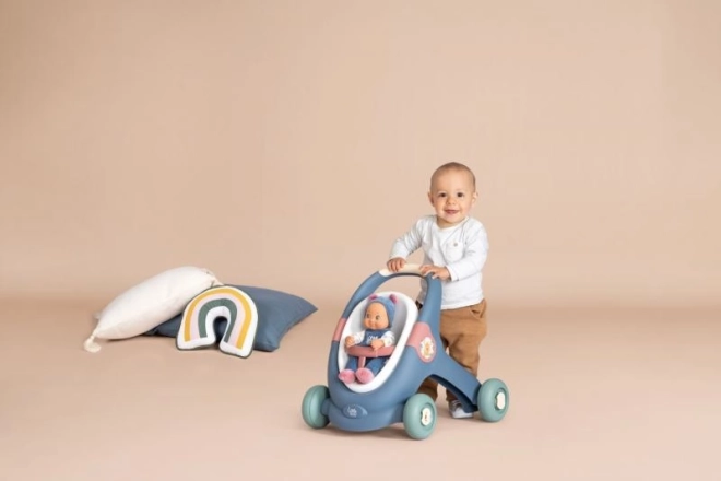 Smoby trotteur 3 en 1 avec poupée