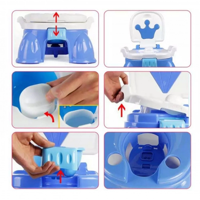 Pot de nuit pour enfants avec musique 3 en 1 Beau design