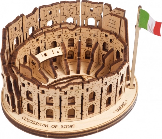Ugears Puzzle mécanique en bois 3D Colisée