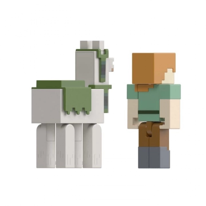 Figurines Minecraft Alex et Lama