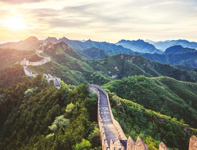 Puzzle Ravensburger La Grande Muraille illuminée par le soleil 2000 pièces