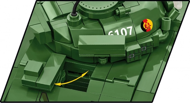 COBI 2625 Forces Armées T-72 (RDA/SOVIÉTIQUE), 1:35, 680 pcs, 1 figurine