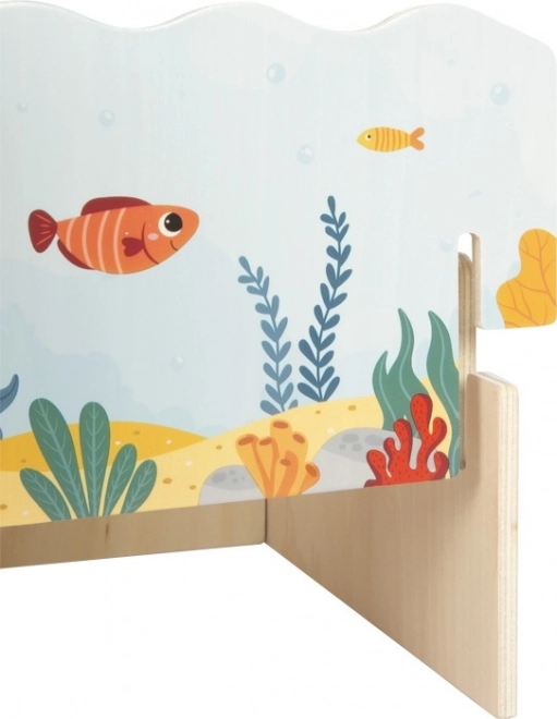 Petite jambe jeu de pêche de poissons