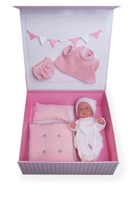 Antonio Juan 84094 PITU - poupée réaliste bébé avec corps en vinyle intégral - 26 cm