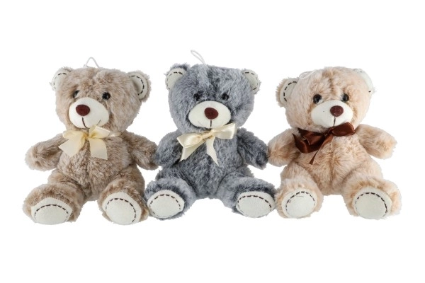 Ours en peluche avec un nœud