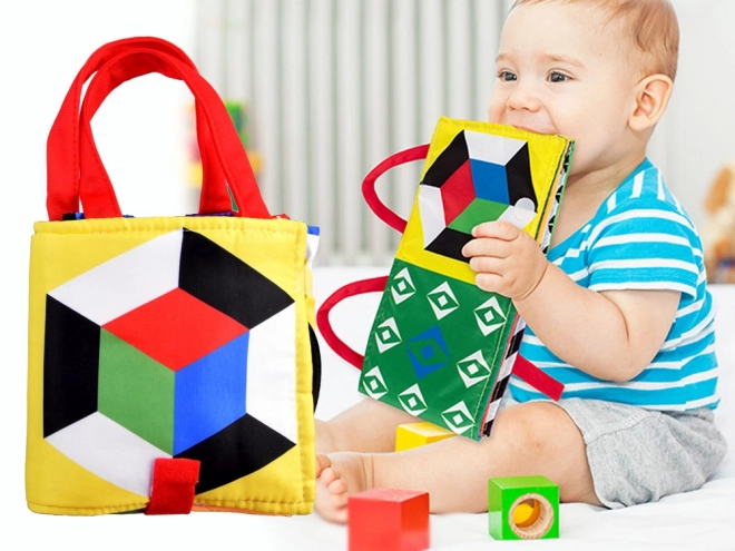 Livre sensoriel pliable pour bébés