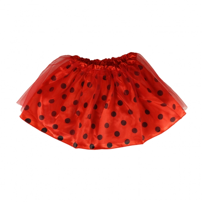 Costume enfant jupe tutu coccinelle avec ailes