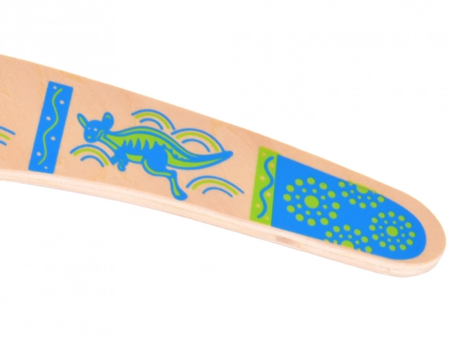 Boomerang en bois pour un amusement joyeux