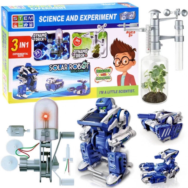 Kit robotique jeune scientifique 3 en 1 ZA3325