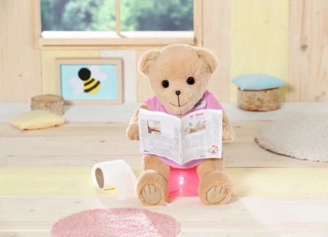 Ourson BABY born, vêtements roses