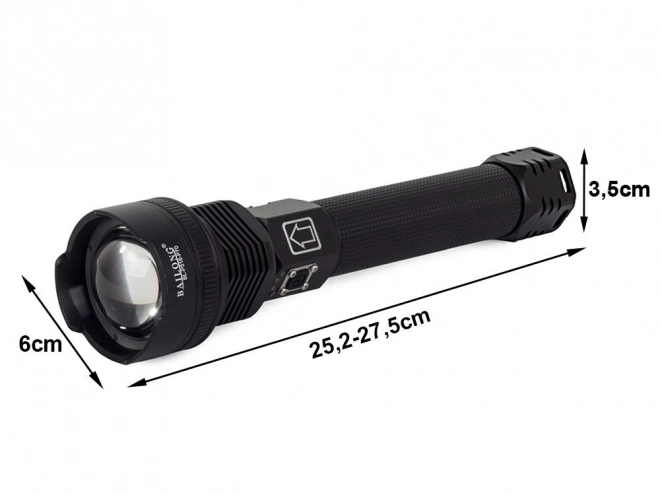 Lampe de poche tactique militaire avec LED Cree XHP70 et zoom de Bailong