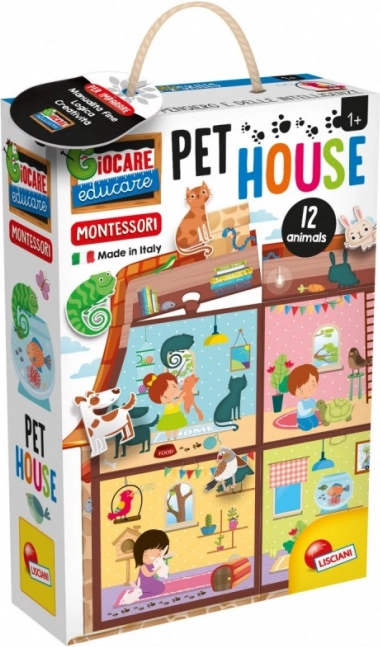 Maison pour animaux Montessori