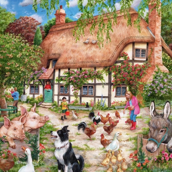 Ravensburger Puzzle Maison de campagne 1000 pièces