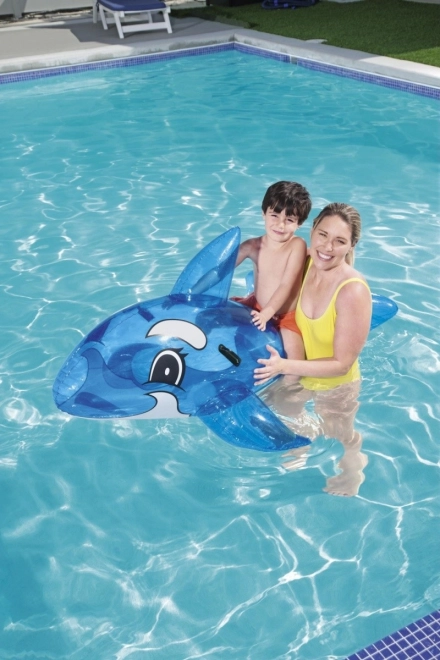 Dauphin flottant avec poignées Transparent 1,57 m x 94 cm