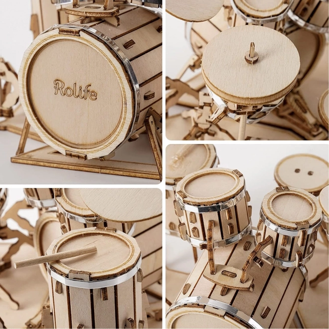 Ensemble de vélo - maquette en bois 3D