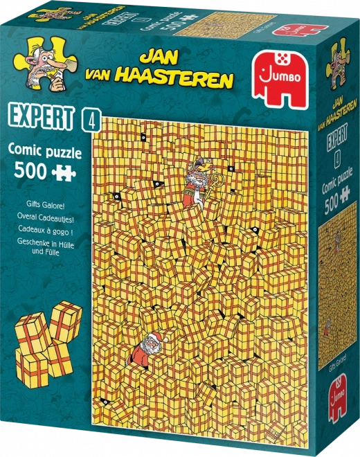 JUMBO Puzzle JvH Expert 4: Beaucoup de cadeaux 500 pièces