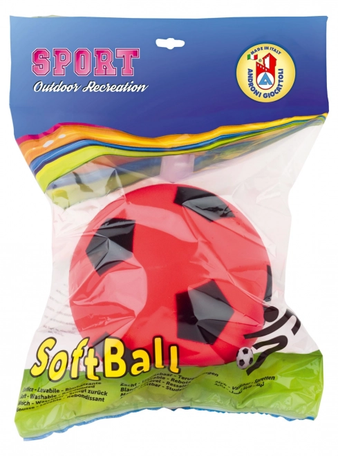 Androni Soft ballon - diamètre 19,4 cm, rouge
