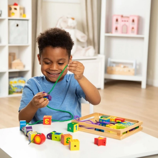 Grandes perles à enfiler pour enfants