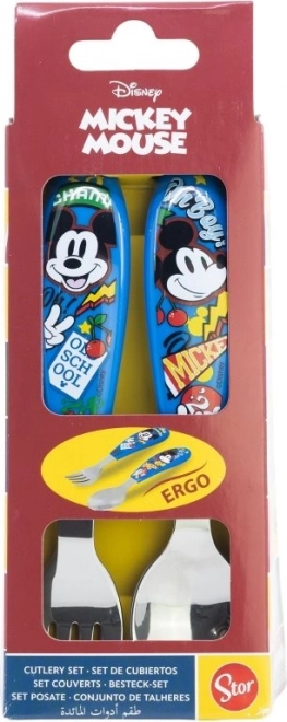 Couverts pour enfant Mickey Mouse - ensemble 2 pièces