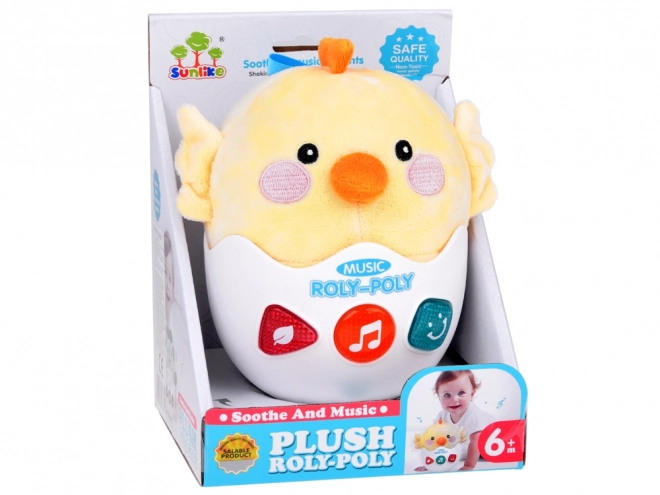 Poulet musical interactif avec 12 berceuses