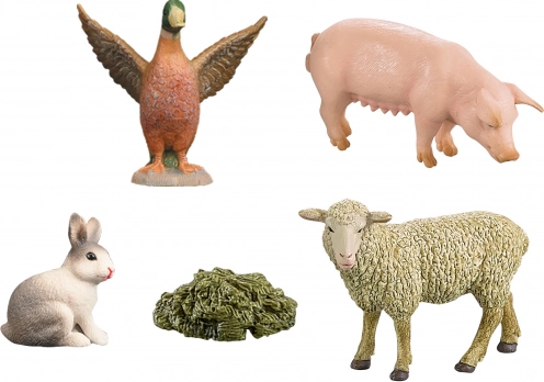 Animaux réalistes en gomme dure