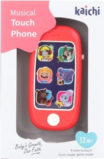 Téléphone tactile pour enfants avec lumières et sons