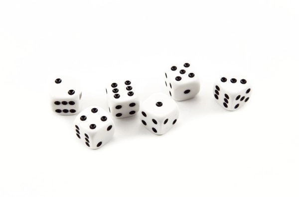 Ensemble de dés de jeu 6 pcs