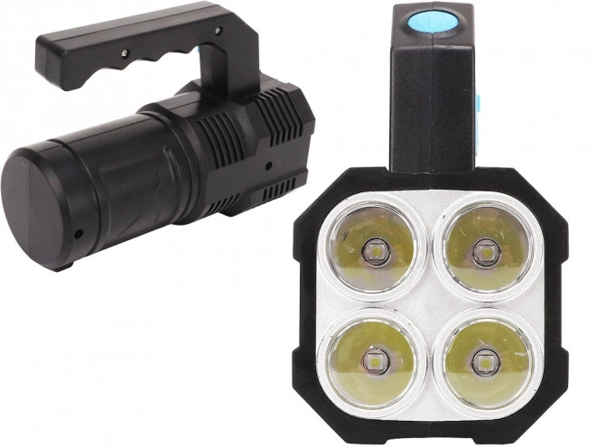 Lampe LED rechargeable 2 en 1 pour usages militaires et policiers