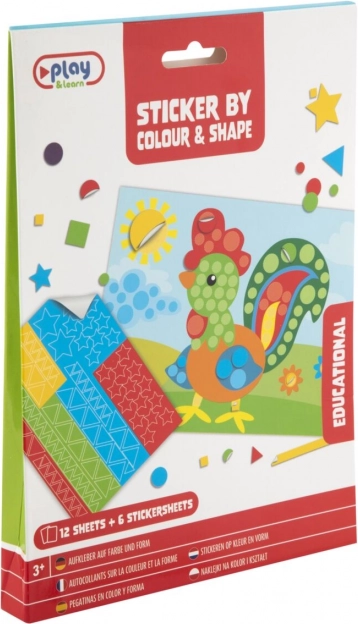 Mosaïque créative pour enfants avec autocollants