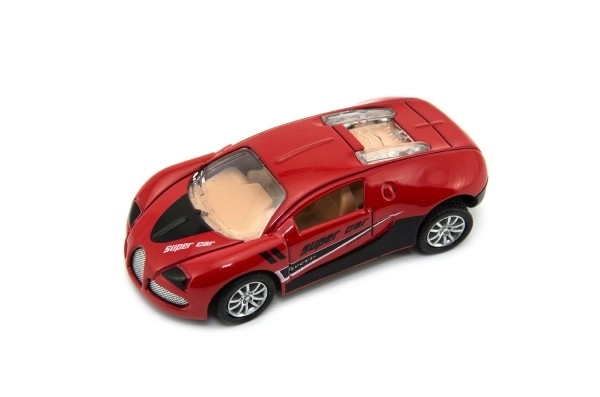 Petite voiture de sport à remontoir