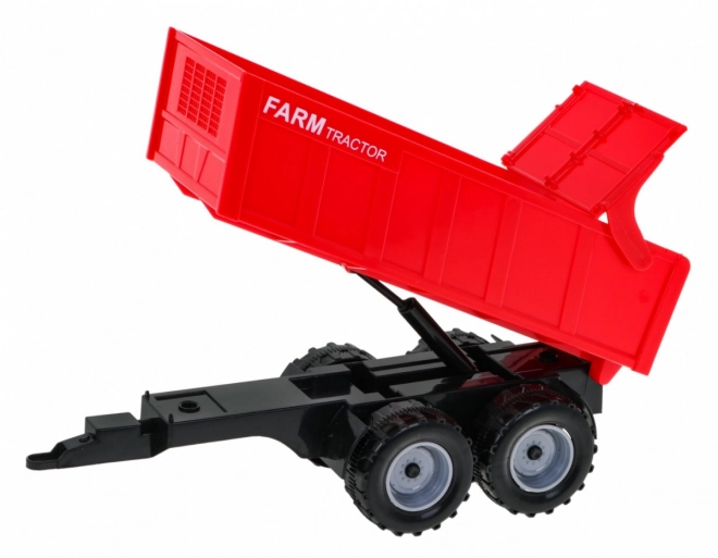 Tracteur avec remorque basculante pour enfant 3+ Pièces mobiles + Friction motrice