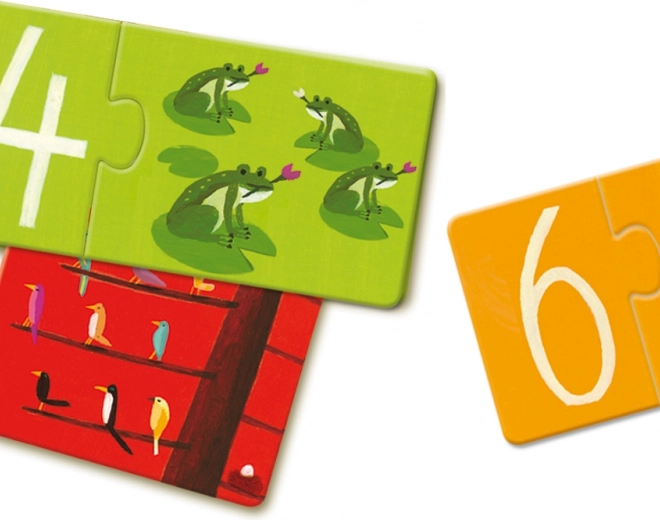 Duo puzzle Chiffres DJECO