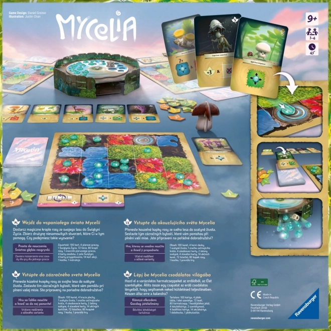 Jeu de société stratégique Mycélium : Vallée des Mille Gouttes de Rosée