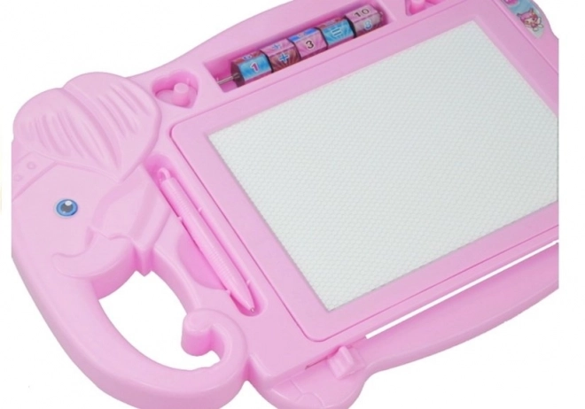 Tableau magnétique Elephant Stamp Rose