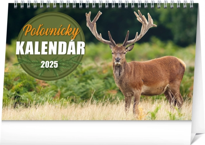 Calendrier de chasse NOTIQUE 2025, 23,1 x 14,5 cm