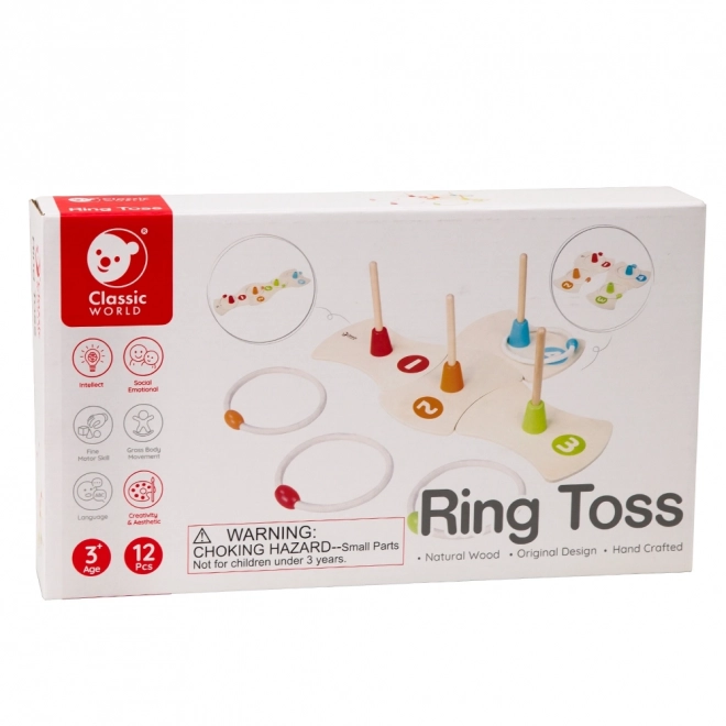 Jeu de cible en bois de Classic World