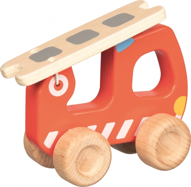 GOKI Petite voiture de pompier en bois