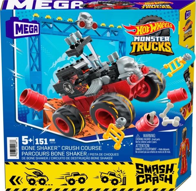 Hot Wheels Monster Truck Set de construction 151 pièces Voiture + Rampe