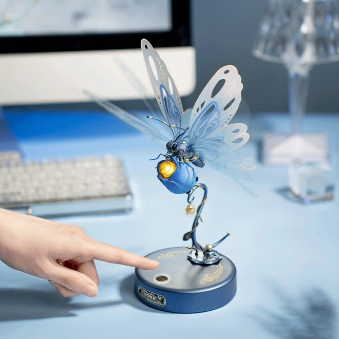 RoboTime 3D Puzzle mécanique Papillon Bleu