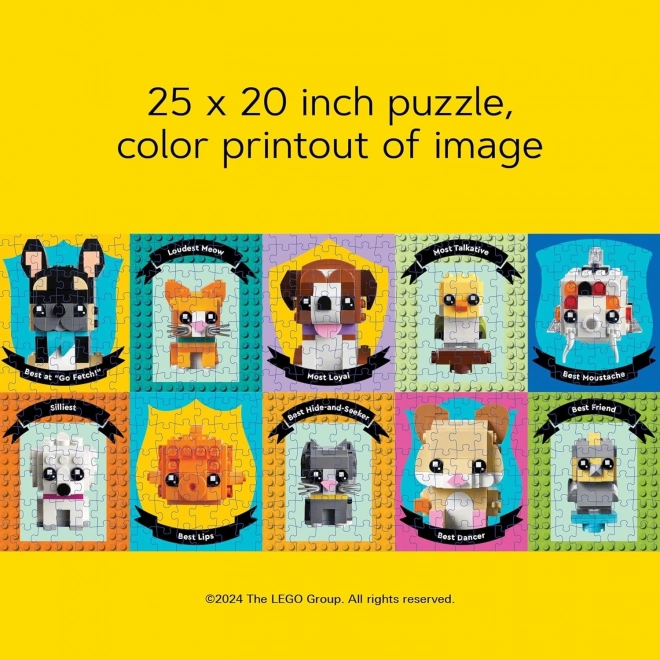 Puzzle LEGO Amis Animaux 1000 Pièces