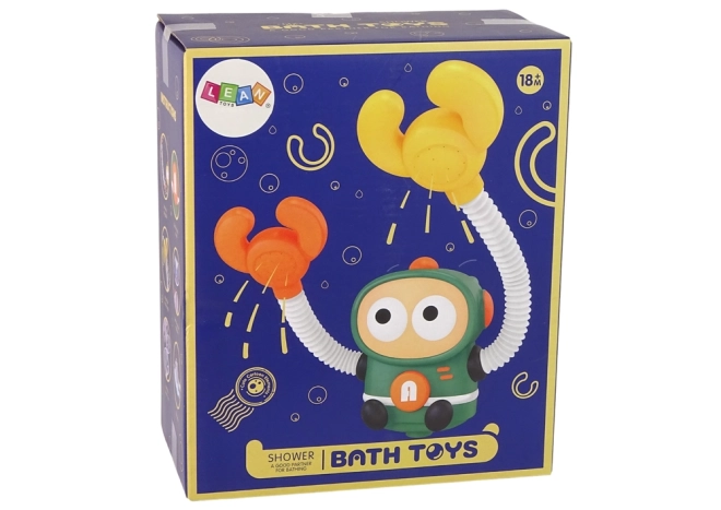 Jouet de bain astronaute crabe à piles