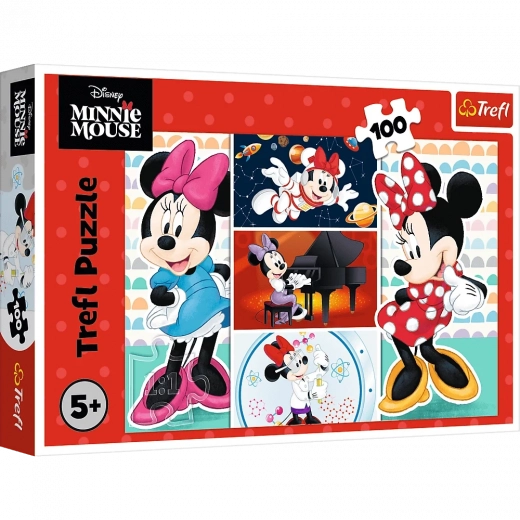 Puzzle 100 pièces Amusante MINNIE DISNEY de Trefl