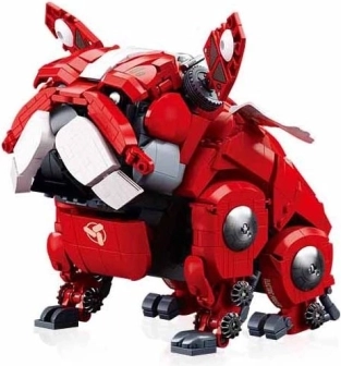 Sluban bouledogue mécanique rouge