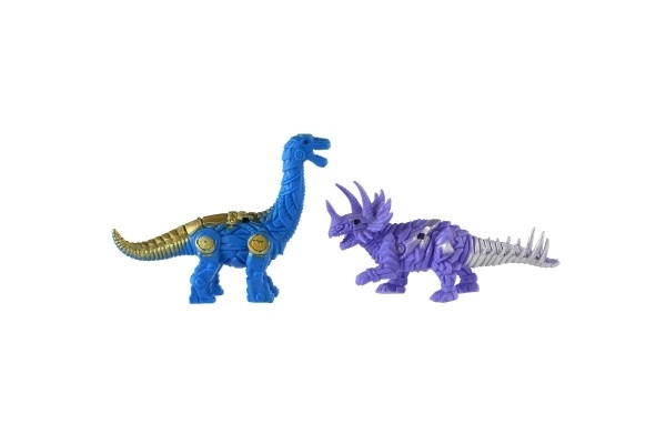 Dinosaure/Drak 8pcs plastique 14-17cm en sachet 22x35x7cm