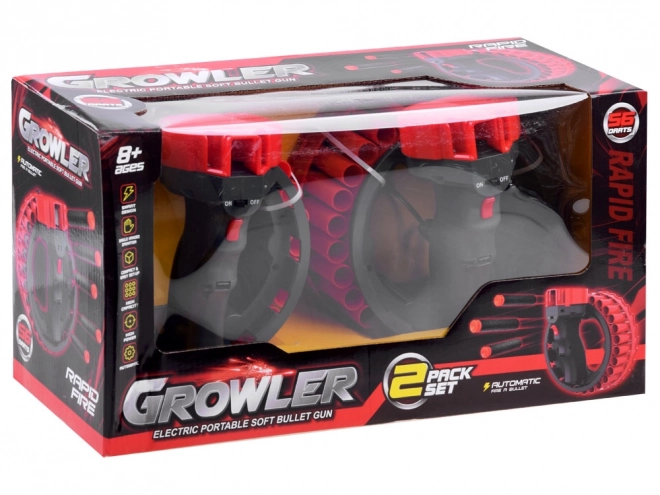 Ensemble de pistolets en mousse Growler