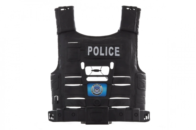 Ensemble avec gilet de police